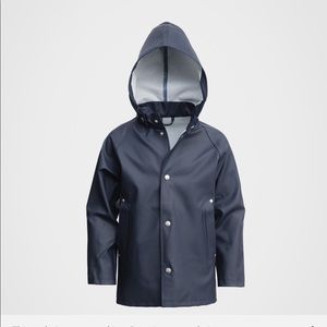 Stutterheim Stockholm mini rain jacket for kids.
